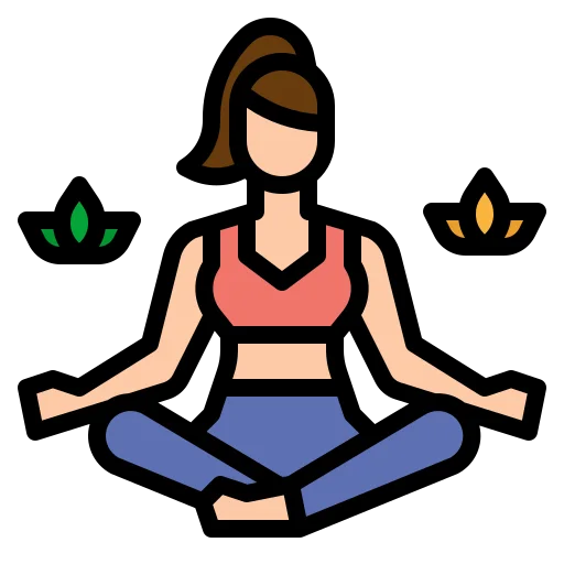 Yoga and meditation pavilion for morning peace